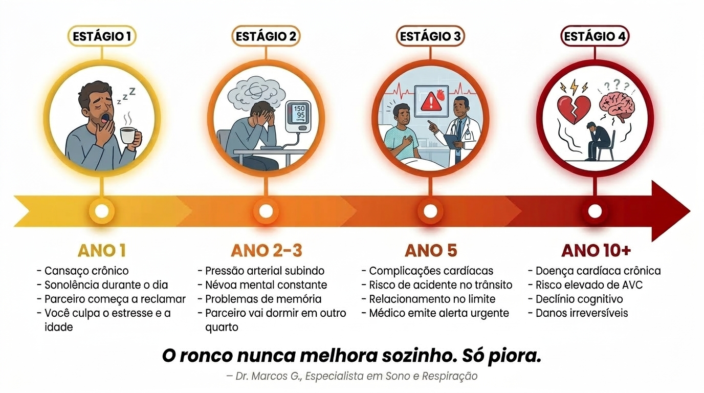 O que o ronco não tratado está fazendo com seu corpo